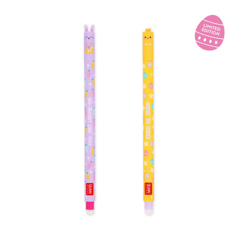 Set di 2 Penne Gel Cancellabili - Erasable Pen PASQUA LIMITED EDITION