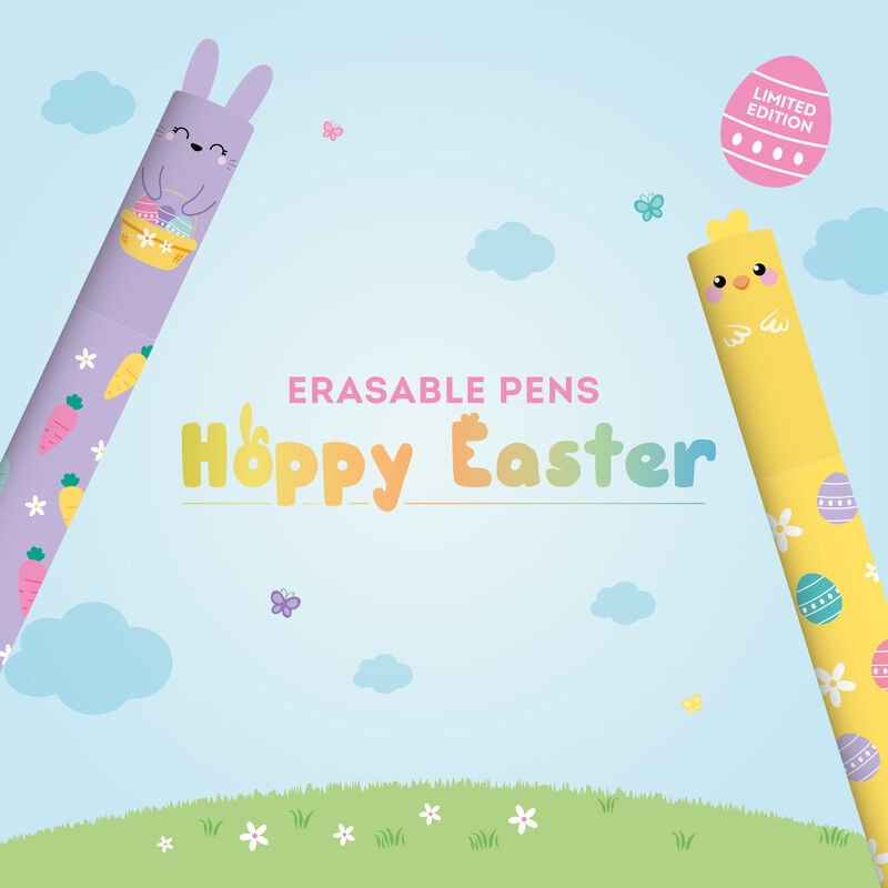 Set di 2 Penne Gel Cancellabili - Erasable Pen PASQUA LIMITED EDITION