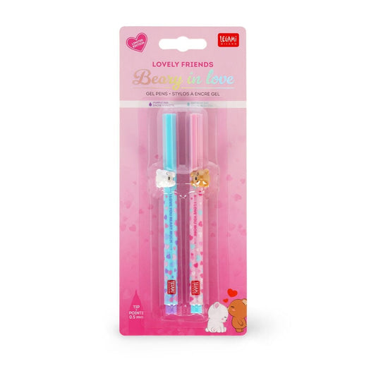 Set di 2 Penne Gel - Beary in Love