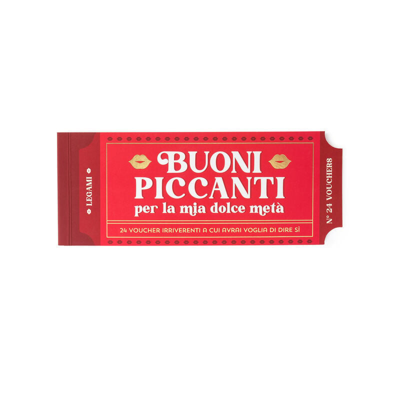 Blocchetto da 24 Voucher Piccanti - Italiano