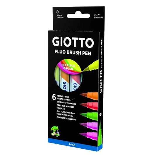 Giotto Fluo Brush Pen