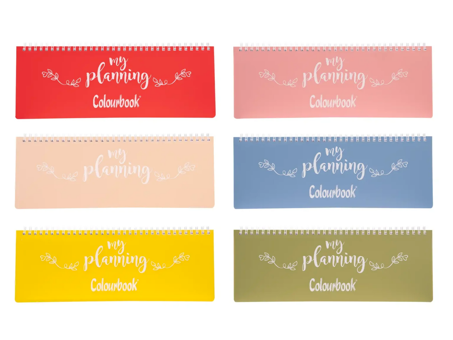 Planner settimanale Pastel 29x13cm