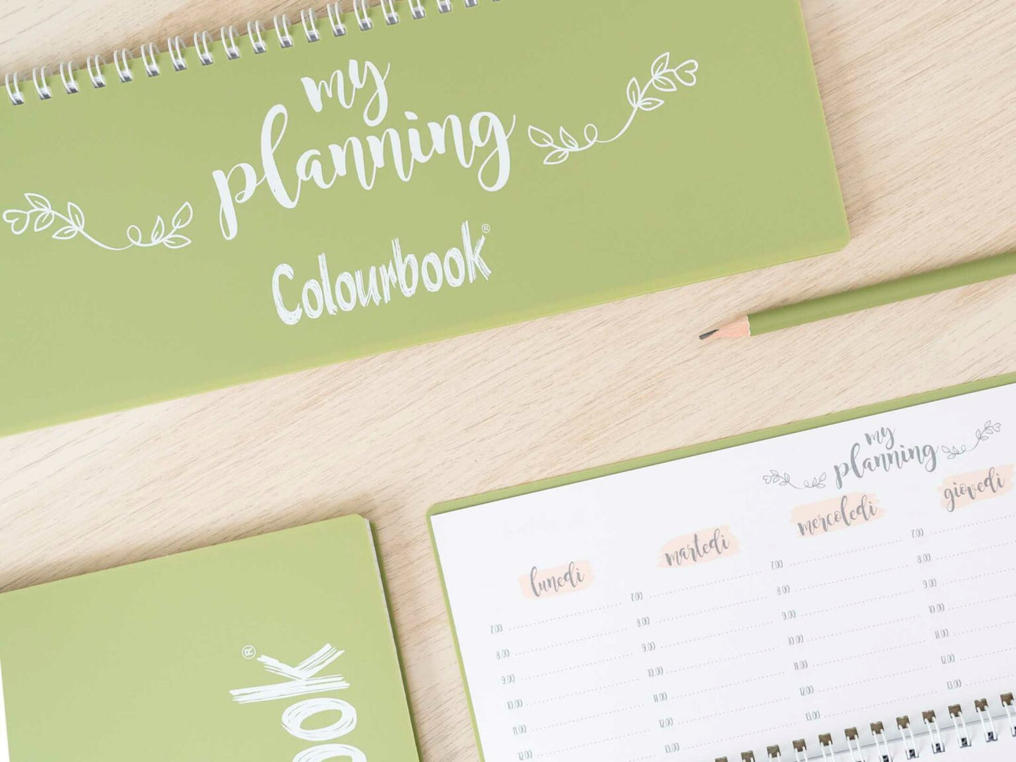 Planner settimanale Pastel 29x13cm